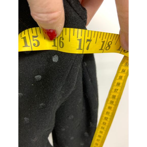 Vintage Gotham New York Black Polka Dot Blazer Jacket Cropped Work Suit - Picture 7 of 11